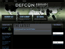 Tablet Screenshot of defcongroups.org
